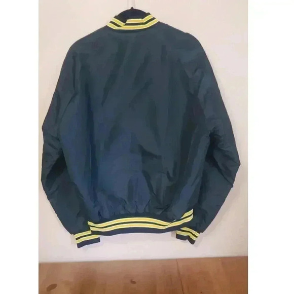Vintage bomber jacket Pla-Jac Dunbrooke mens size medium Indiana Bell Ameritech - Picture 5 of 6